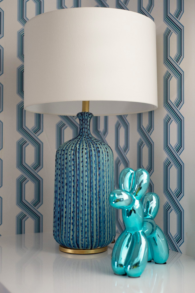Lamp Modern Walpaper Melissa Morgan Design