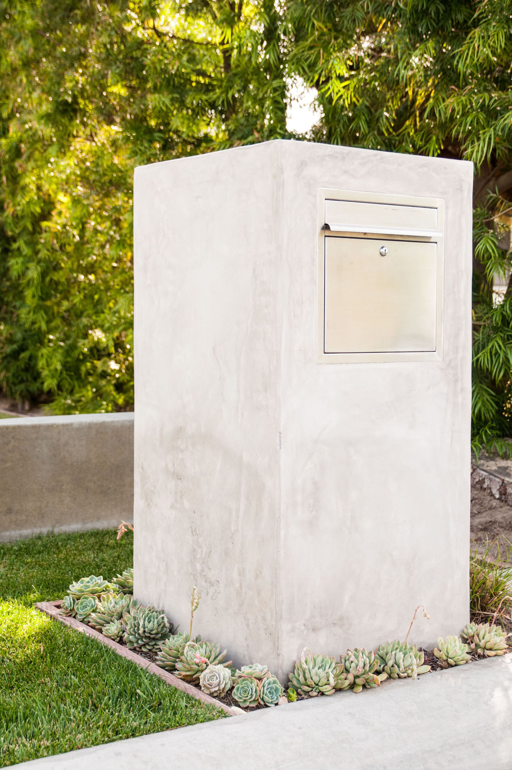 Modern Concrete Mailbox Melissa Morgan Design Scaled