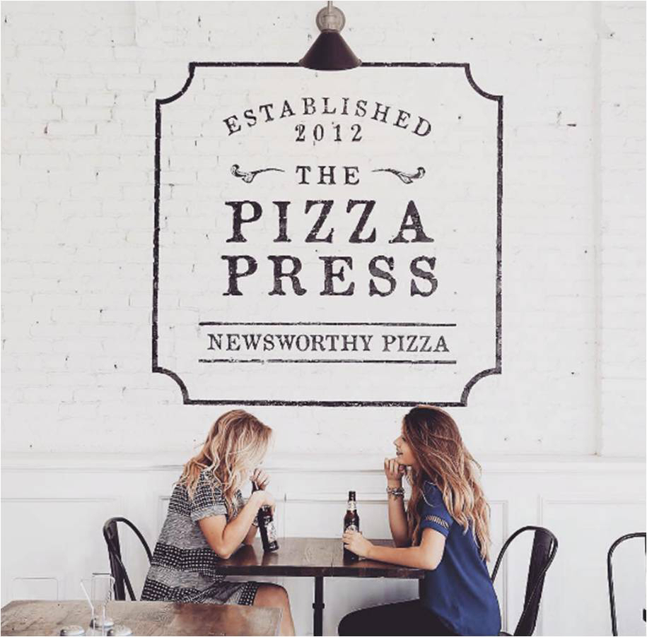 Pizza Press Sign Melissa Morgan Design